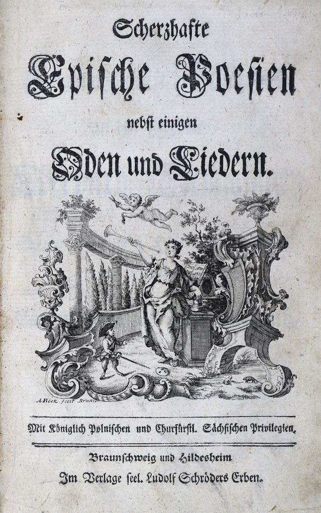 Große Abbildung Nr.1: 126-1375 (Zachariä,F.W.).: (Literatur und illustrierte Bücher bis 19.Jahrhundert)