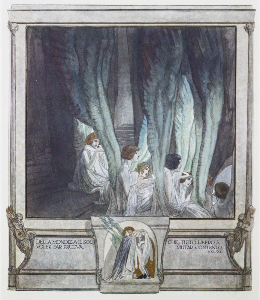 Große Abbildung Nr.12: 126-1384 Dante Alighieri.: (Bayros)