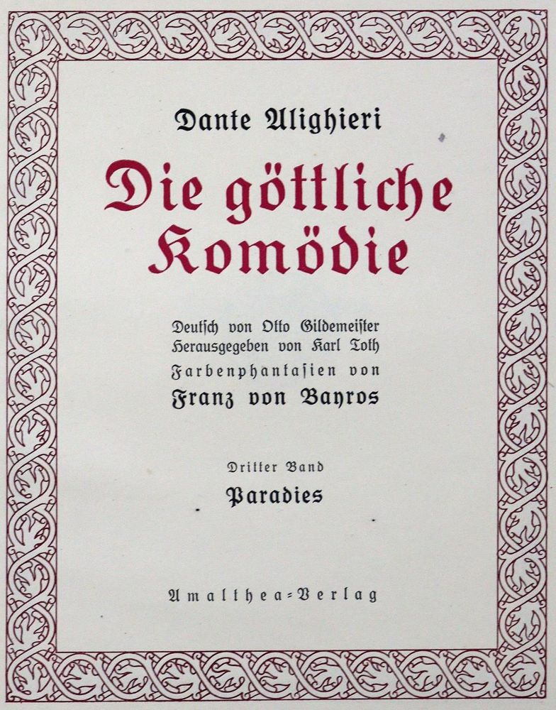 Große Abbildung Nr.14: 126-1384 Dante Alighieri.: (Bayros)