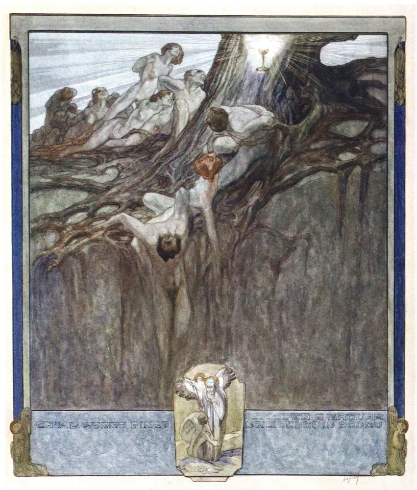 Große Abbildung Nr.16: 126-1384 Dante Alighieri.: (Bayros)
