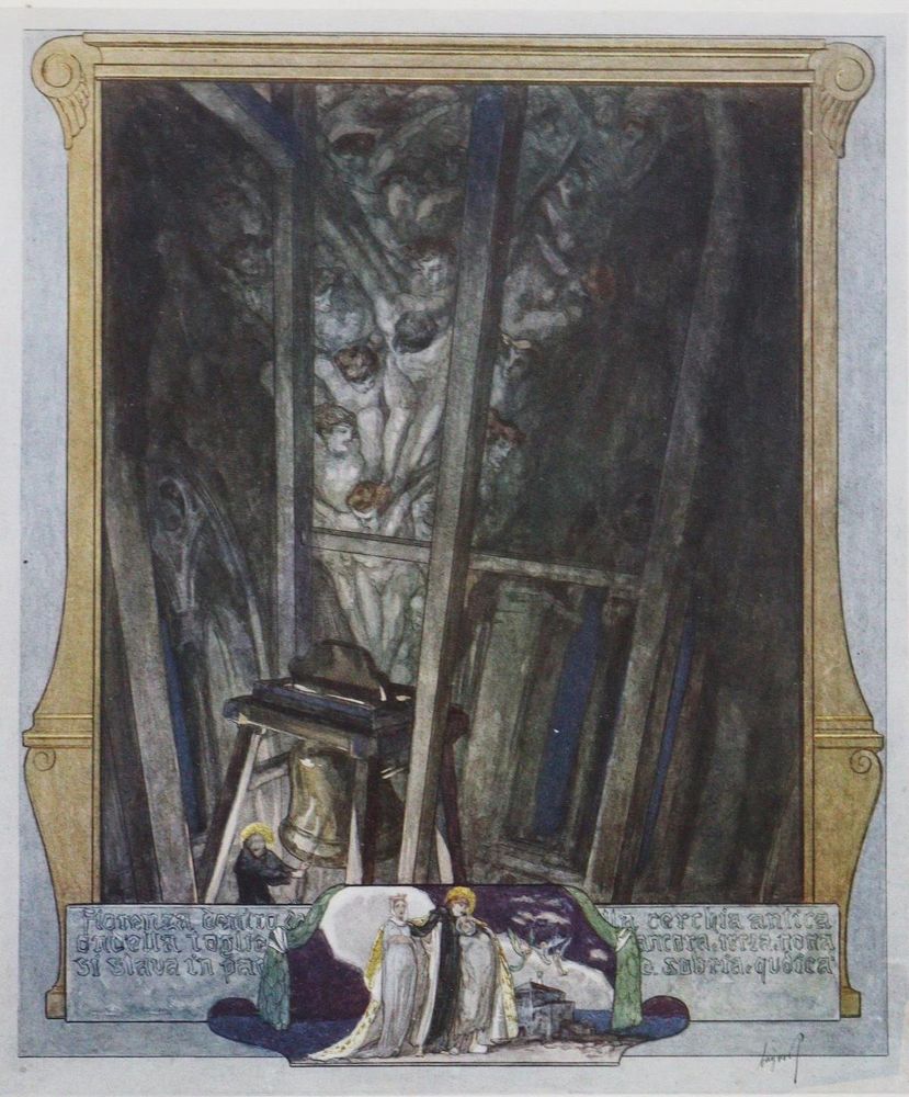 Große Abbildung Nr.19: 126-1384 Dante Alighieri.: (Bayros)