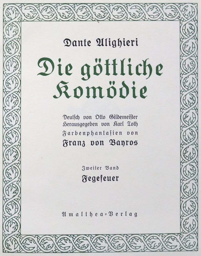Große Abbildung Nr.8: 126-1384 Dante Alighieri.: (Bayros)