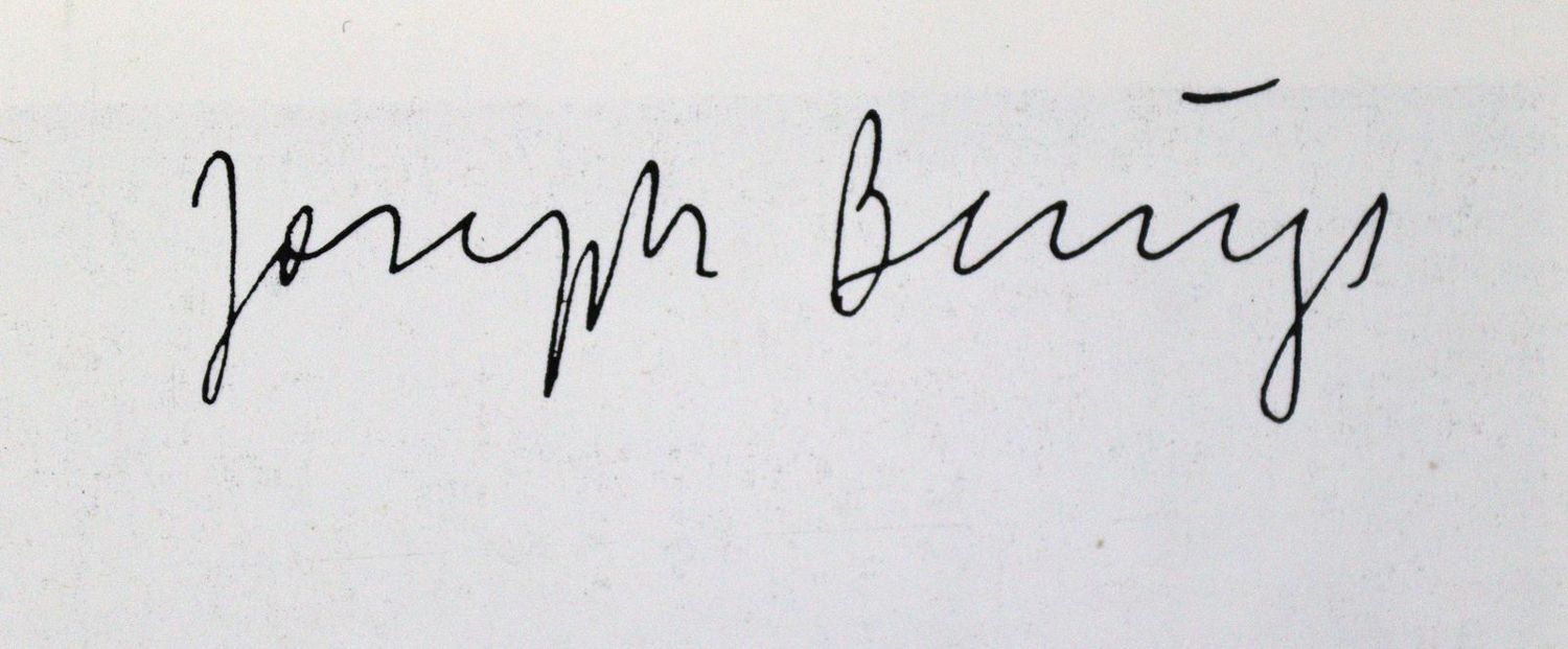 Große Abbildung Nr.5: 126-1390 Kestner-Gesellschaft Hannover.: (Beuys)