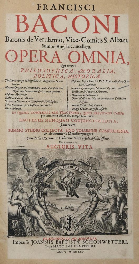 Große Abbildung Nr.1: 126-14 Bacon,F.: (Aus der Sammlung Professor Dr.Dr.Johannes Büttner Teil 1)