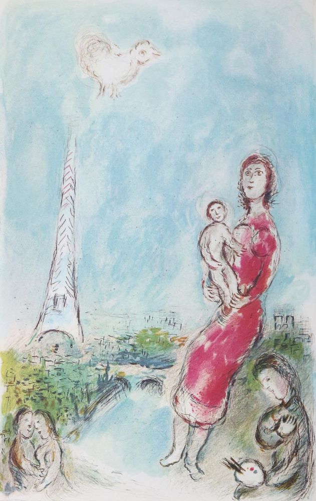 Große Abbildung Nr.1: 126-1402 Derriere le miroir.: (Chagall)