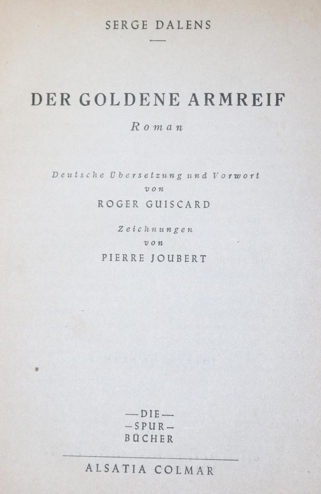 Große Abbildung Nr.1: 126-1407 Dalens,S.: (Literatur und illustrierte Bücher 20.Jahrhundert - Alte Literatur in modernen Ausgaben)