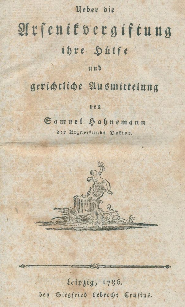 Große Abbildung Nr.1: 126-142 Hahnemann,S.: (Aus der Sammlung Professor Dr.Dr.Johannes Büttner Teil 1)