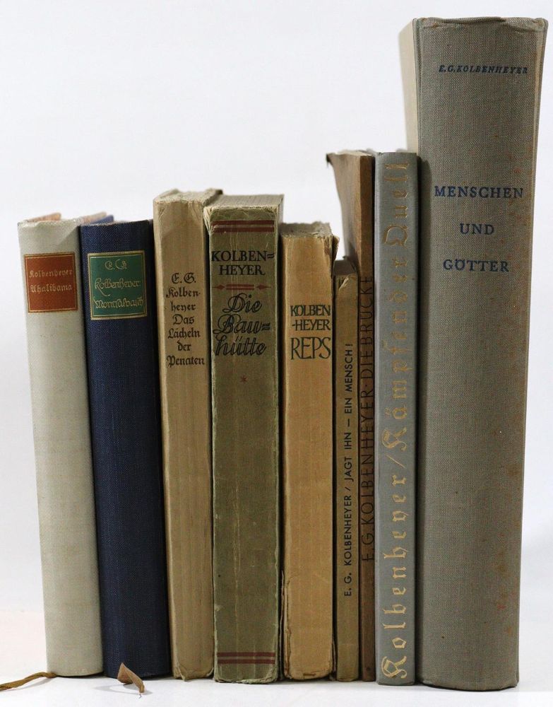Große Abbildung Nr.4: 126-1462 Kolbenheyer,E.G.: (Literatur und illustrierte Bücher 20.Jahrhundert - Alte Literatur in modernen Ausgaben)