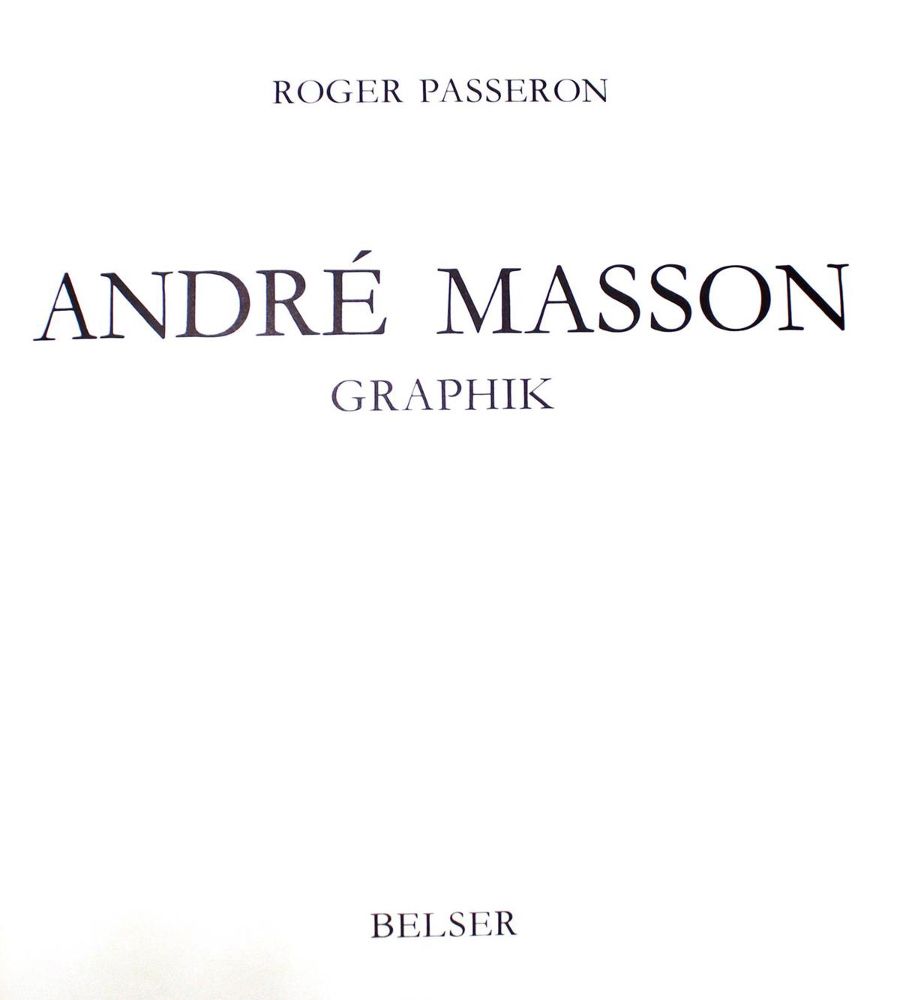 Große Abbildung Nr.2: 126-1472 Passeron,R.: (Masson)