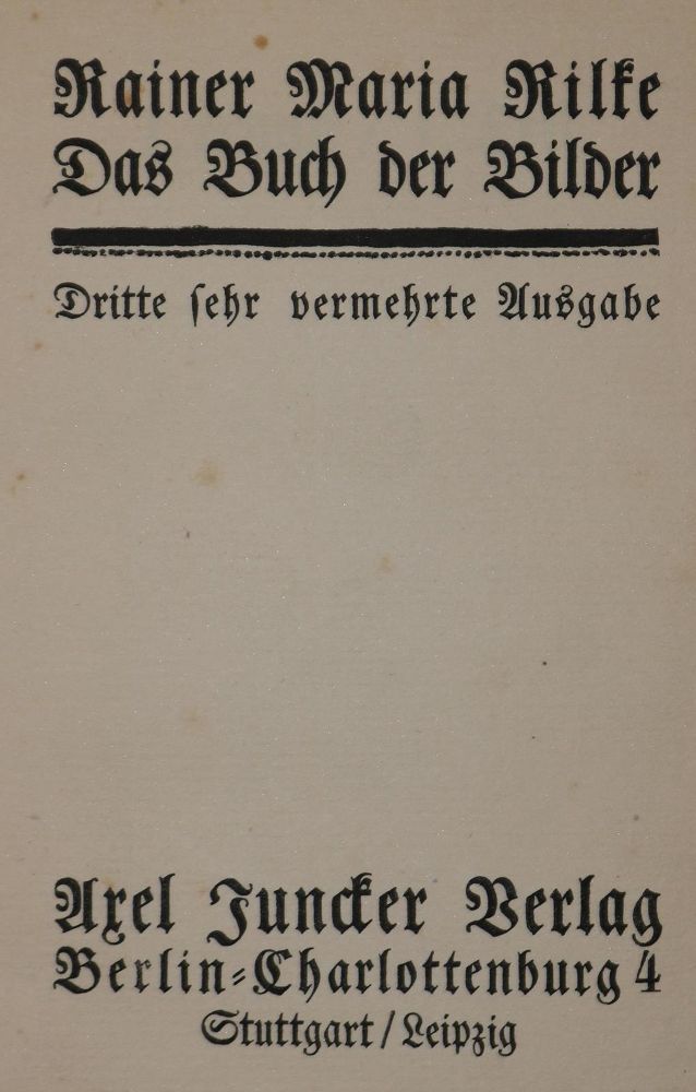 Große Abbildung Nr.1: 126-1510 Sammlung: (Literatur und illustrierte Bücher 20.Jahrhundert - Alte Literatur in modernen Ausgaben)