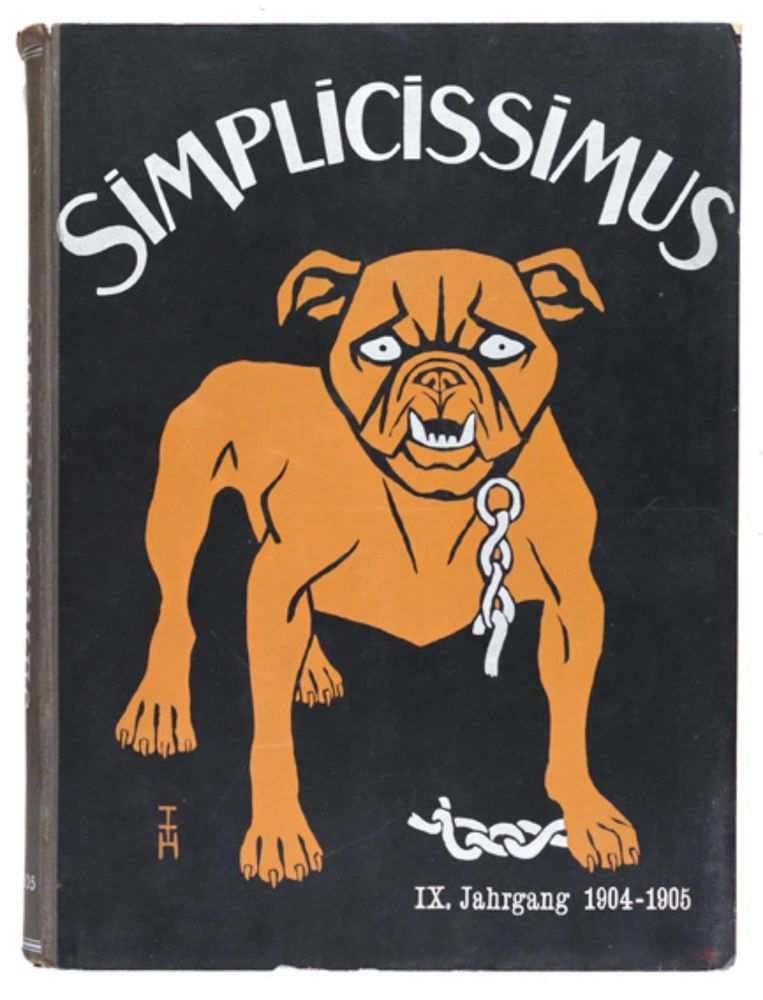 Große Abbildung Nr.1: 126-1517 Simplizissimus.: (Literatur und illustrierte Bücher 20.Jahrhundert - Alte Literatur in modernen Ausgaben)