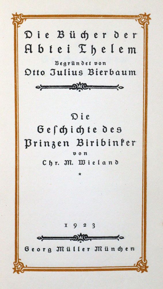 Große Abbildung Nr.4: 126-1527 Wesselski,A.: (Literatur und illustrierte Bücher 20.Jahrhundert - Alte Literatur in modernen Ausgaben)