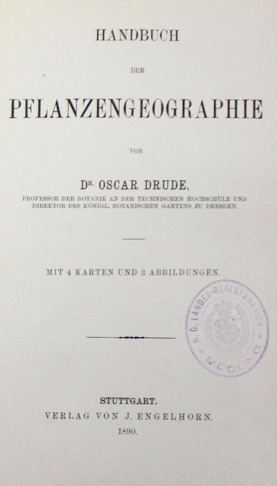 Große Abbildung Nr.1: 126-1534 Drude,O.: (Botanik)