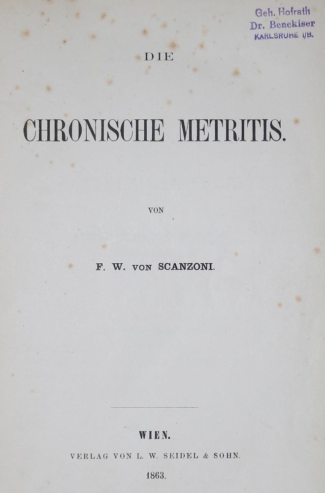 Große Abbildung Nr.1: 126-1573 (May,F.A.).: (Medizin)