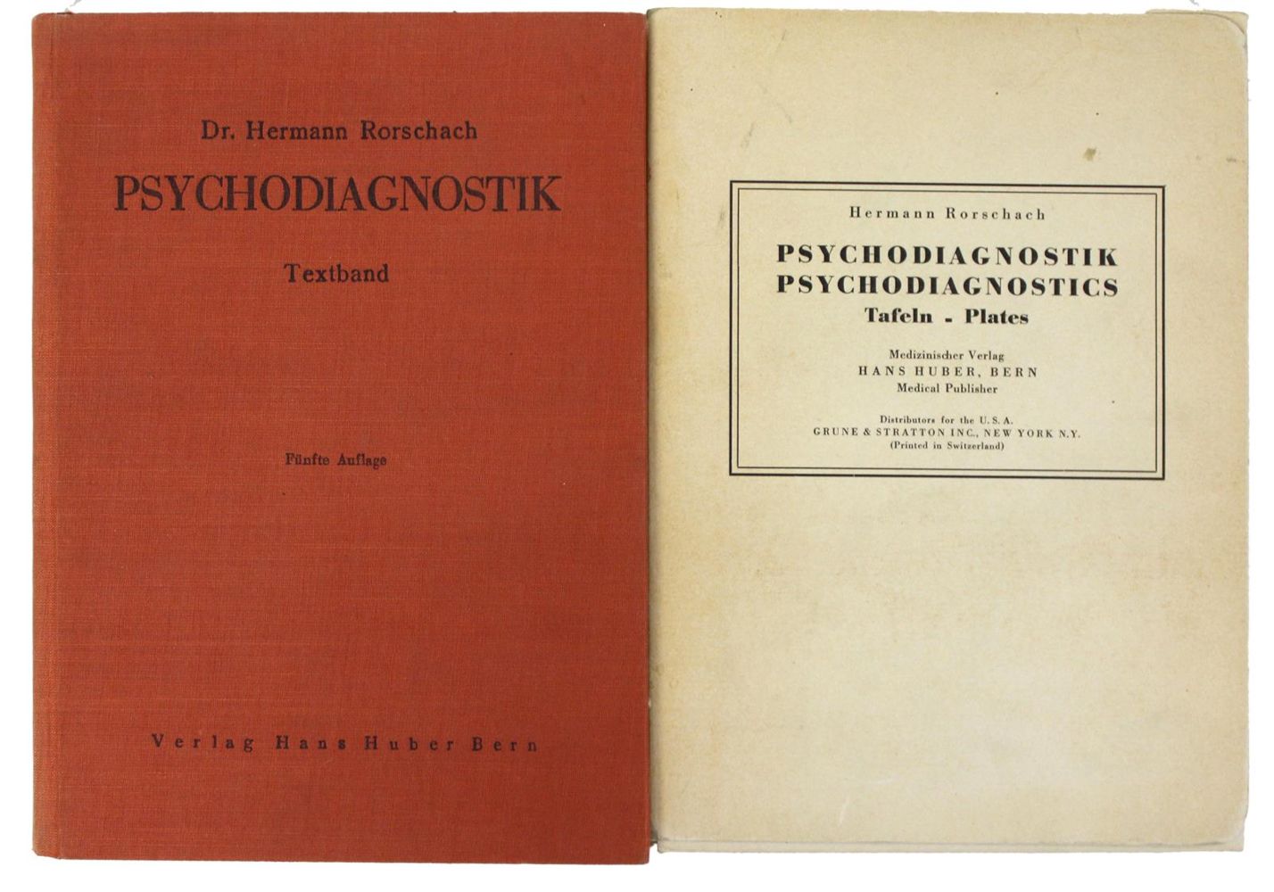 Große Abbildung Nr.1: 126-1582 Rorschach,H.: (Medizin, Psychologie)