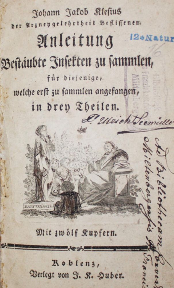 Große Abbildung Nr.1: 126-1594 Klesius,J.J.: (Zoologie, Insekten)