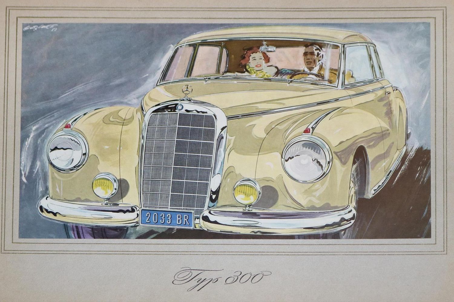 Große Abbildung Nr.1: 126-1614 Mercedes-Benz: (Verschiedene Gebiete - Varia, Auto)