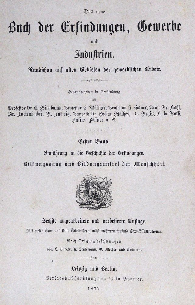 Große Abbildung Nr.2: 126-1629 Buch der Erfindungen,: (Verschiedene Gebiete - Varia)
