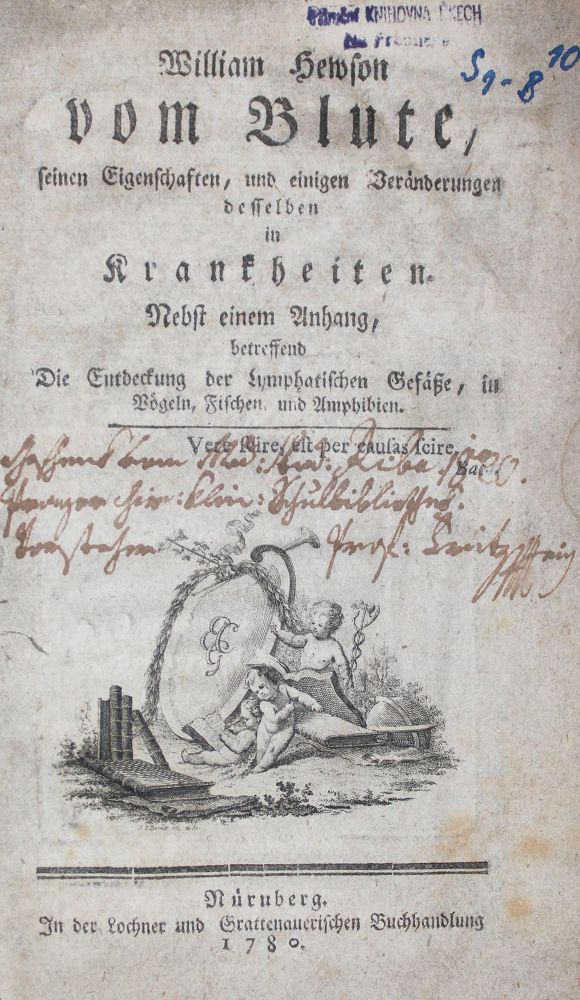 Große Abbildung Nr.1: 126-164 Hewson,W.: (Aus der Sammlung Professor Dr.Dr.Johannes Büttner Teil 1)
