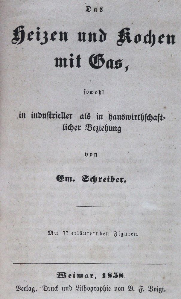 Große Abbildung Nr.1: 126-1648 Schreiber,E.: (Verschiedene Gebiete - Varia, Heizung, Öfen und Sanitär)