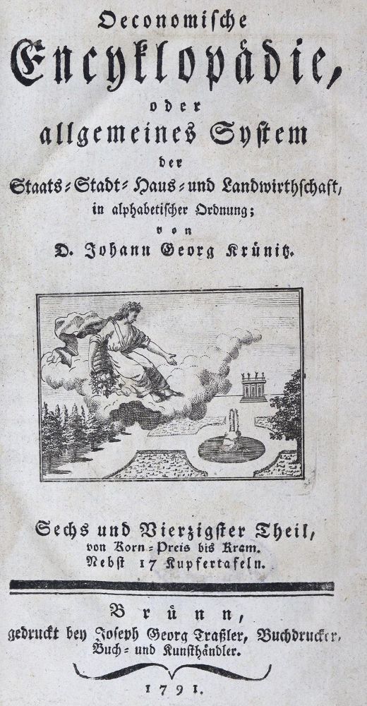 Große Abbildung Nr.2: 126-1653 Krünitz,J.G.: (Verschiedene Gebiete - Varia)