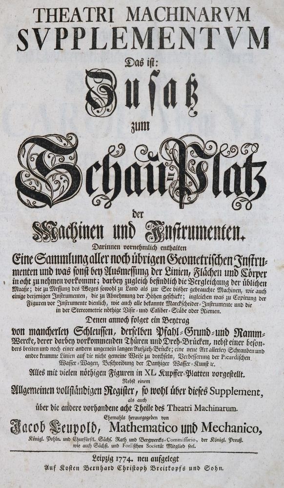 Große Abbildung Nr.2: 126-1656 Leupold,J.: (Verschiedene Gebiete - Varia)