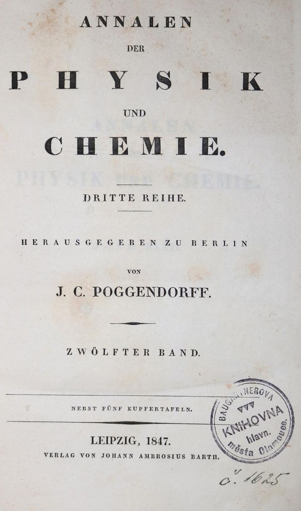 Große Abbildung Nr.1: 126-1686 Kirchhoff,G.: (Verschiedene Gebiete - Varia, Physik)