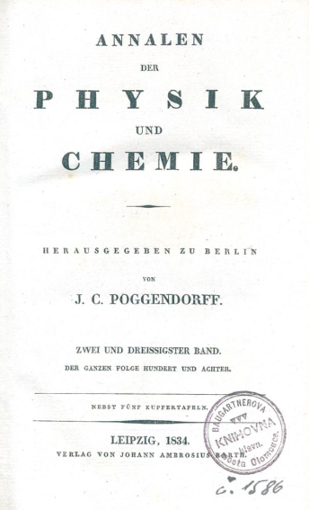 Große Abbildung Nr.1: 126-1693 Runge,F.F.: (Verschiedene Gebiete - Varia, Physik)