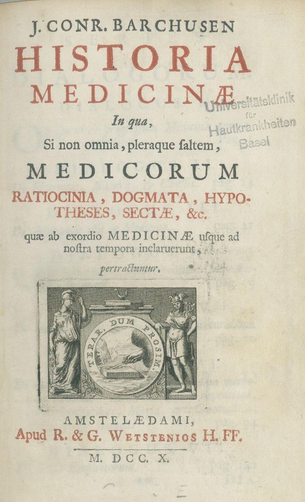 Große Abbildung Nr.1: 126-17 Barchusen,J.C.: (Aus der Sammlung Professor Dr.Dr.Johannes Büttner Teil 1)