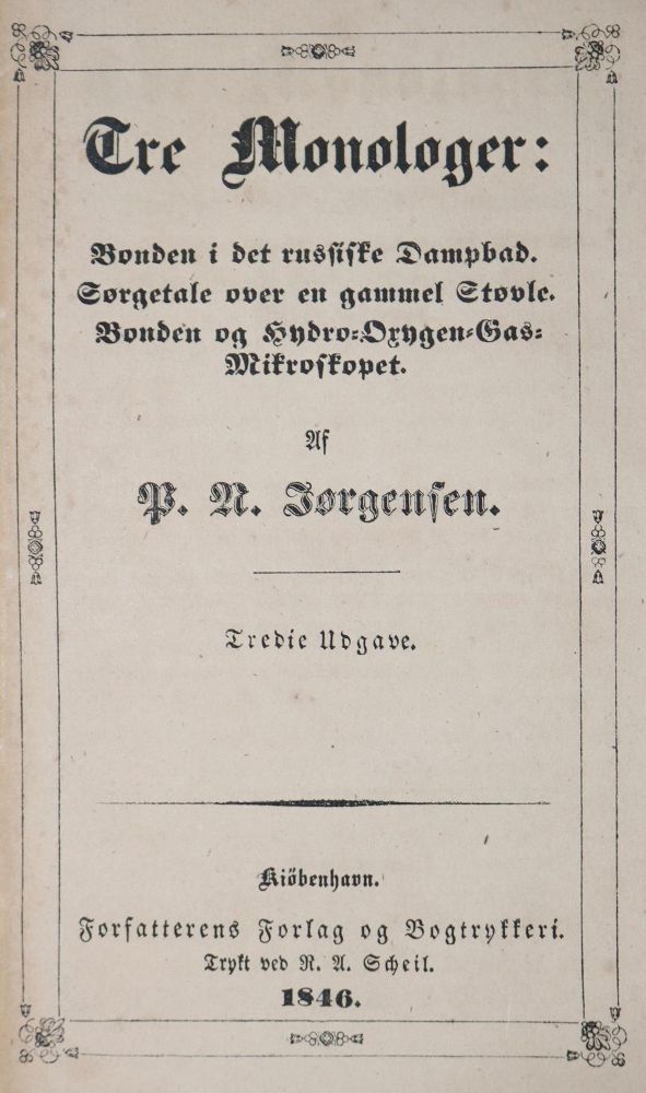 Große Abbildung Nr.1: 126-1700 Jörgensen,P.N.: (Verschiedene Gebiete - Varia, Sanitärartikel, Dampfbad)