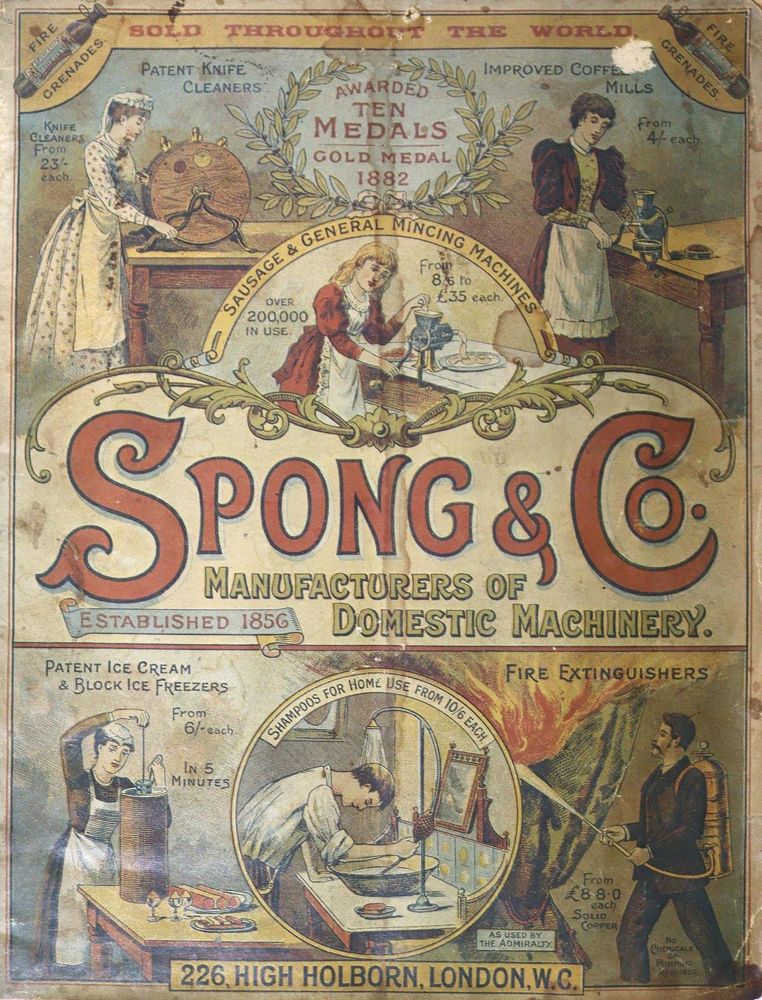 Große Abbildung Nr.1: 126-1703 Spong & Co.: (Verschiedene Gebiete - Varia)