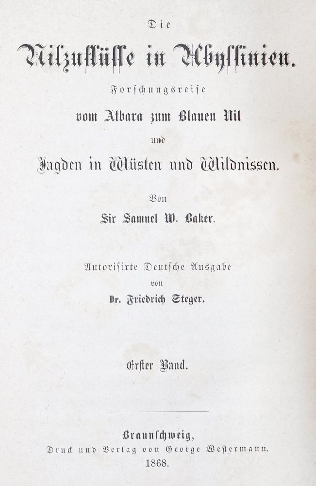 Große Abbildung Nr.1: 126-1717 Baker,S.W.: (Afrika)
