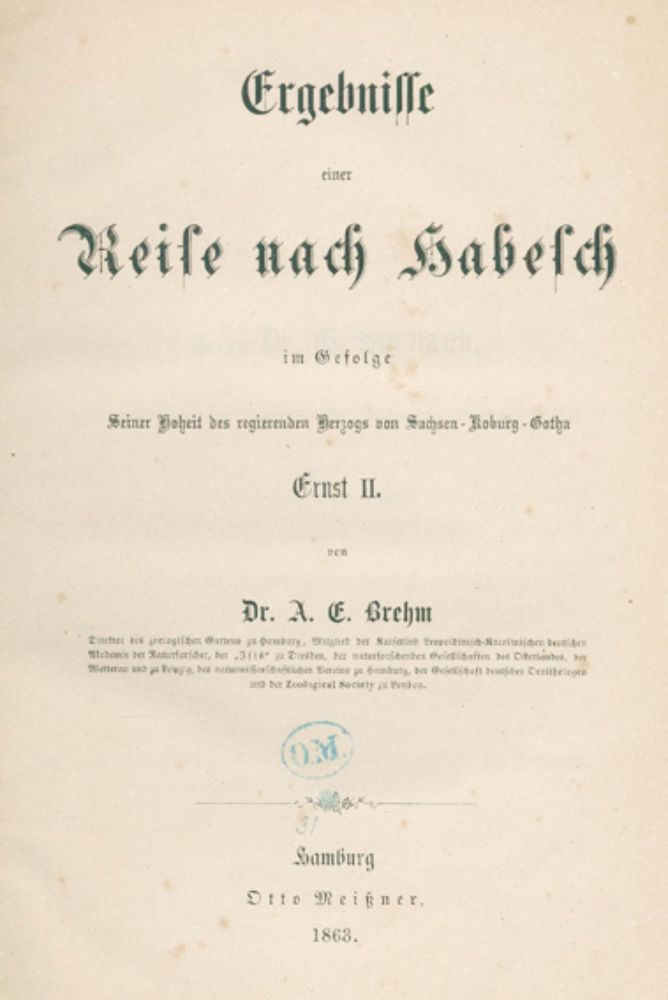 Große Abbildung Nr.1: 126-1718 Brehm,A.E.: (Afrika)