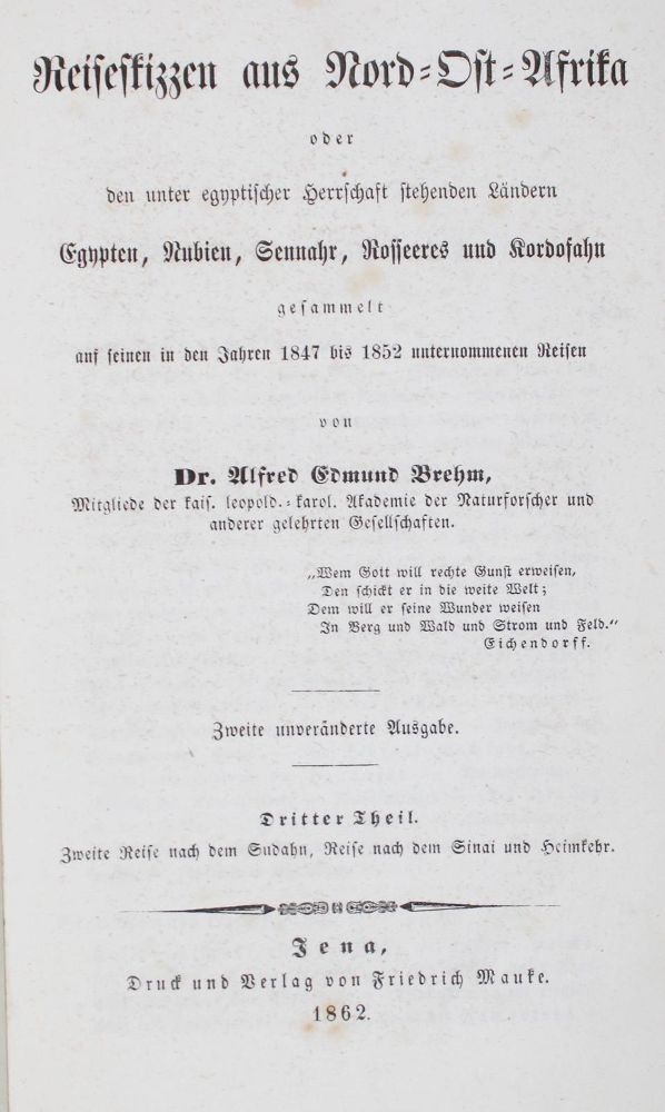Große Abbildung Nr.1: 126-1719 Brehm,A.E.: (Afrika)