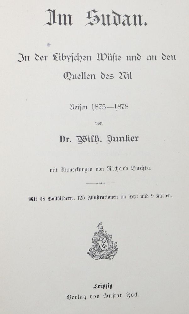 Große Abbildung Nr.1: 126-1729 Junker,W.: (Afrika)