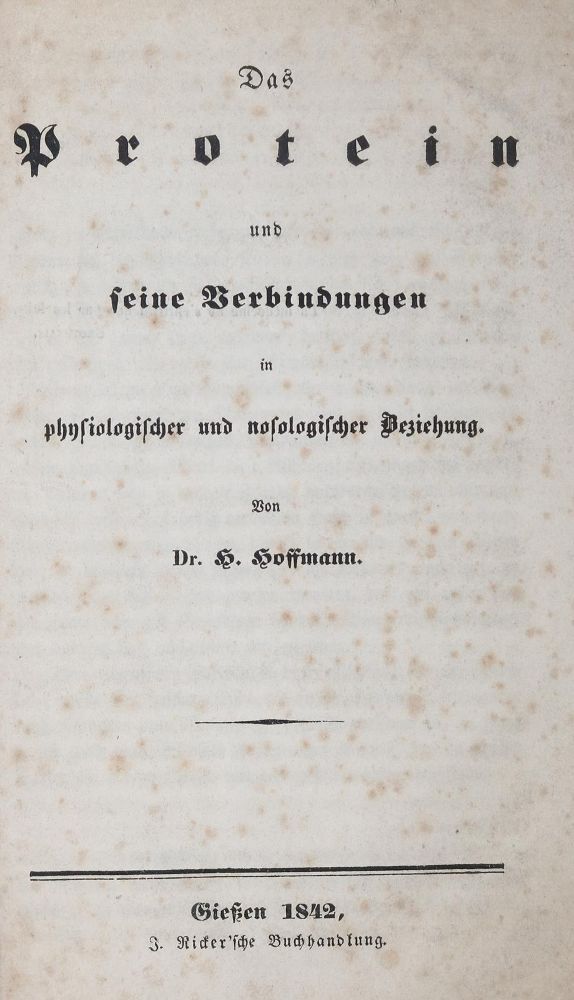 Große Abbildung Nr.1: 126-173 Hoffmann,H.: (Aus der Sammlung Professor Dr.Dr.Johannes Büttner Teil 1)