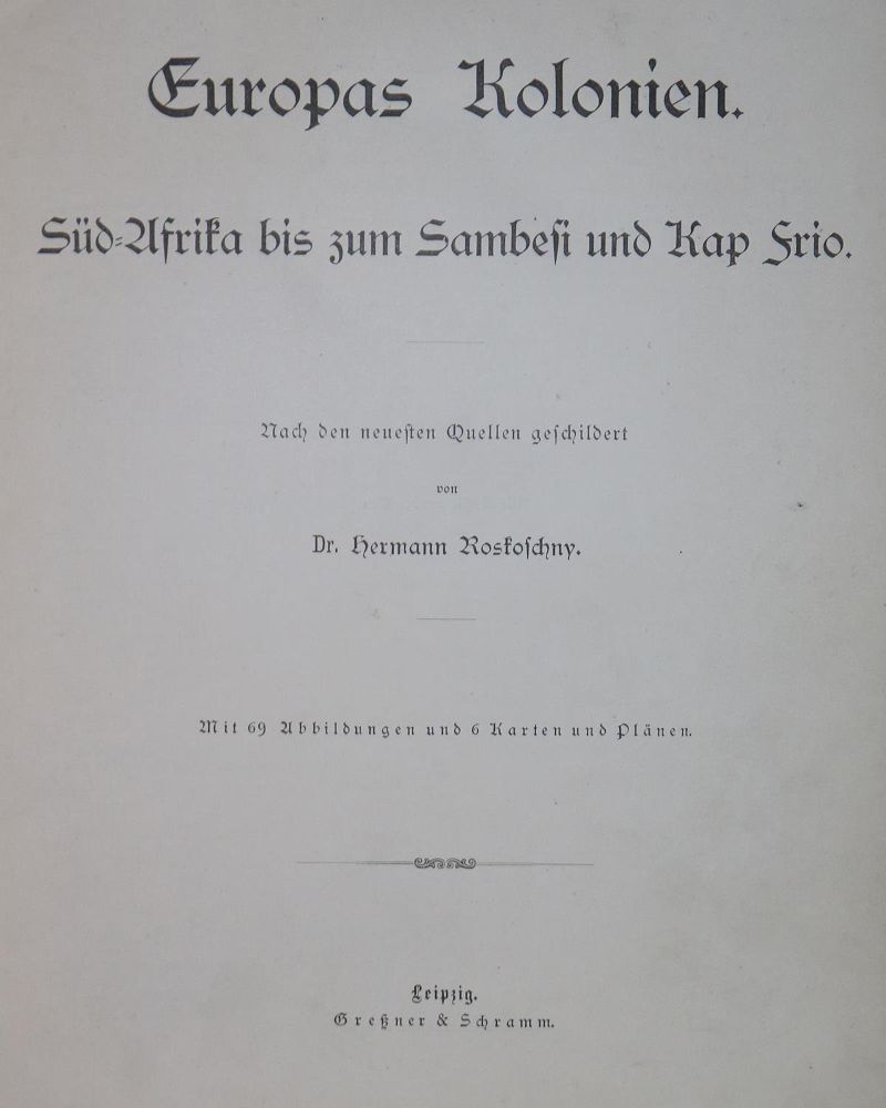 Große Abbildung Nr.1: 126-1735 Roskoschny,H.: (Afrika)
