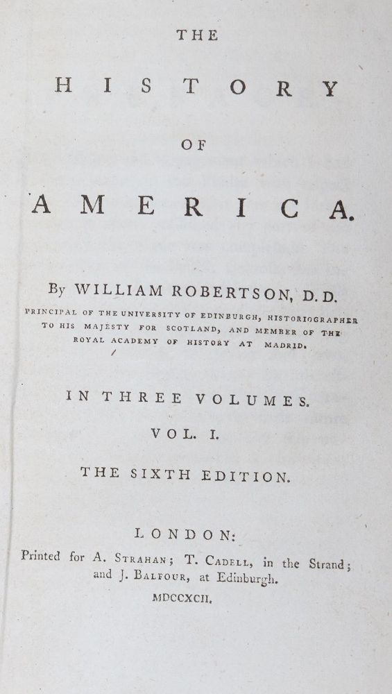 Große Abbildung Nr.1: 126-1743 Robertson,W.: (Amerika)
