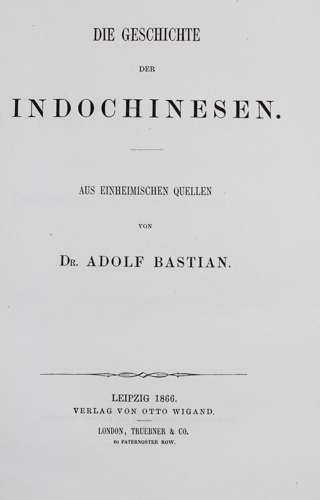 Große Abbildung Nr.1: 126-1747 Bastian,A.: (Asien)