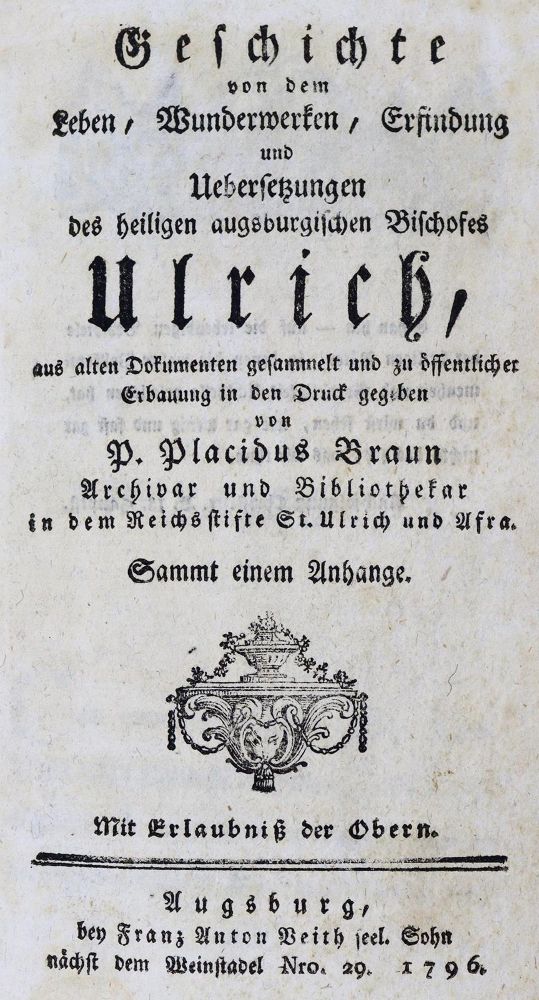 Große Abbildung Nr.2: 126-1761 Braun,P.: (Deutschland, Augsburg)