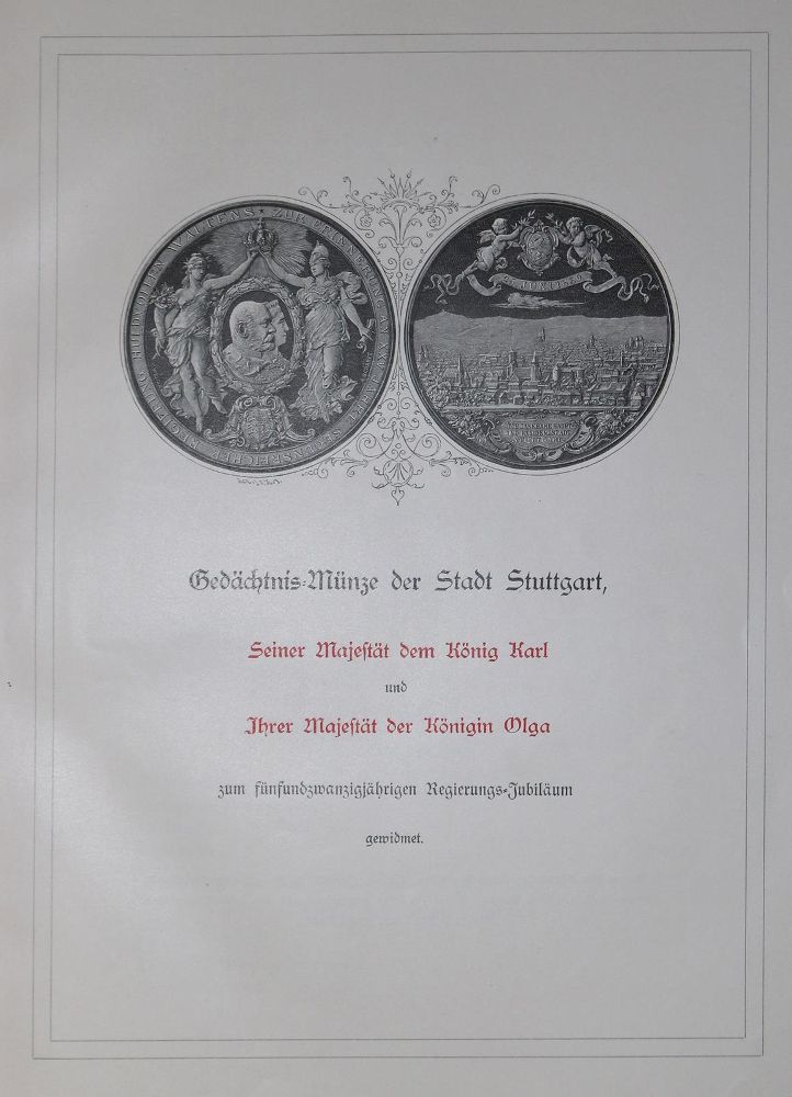 Große Abbildung Nr.1: 126-1769 Stuttgart: (Deutschland, Baden-Württemberg, Wilhelm II.)