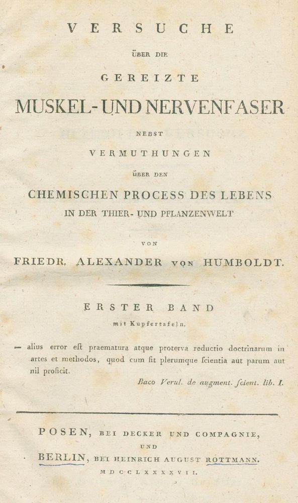 Große Abbildung Nr.3: 126-180 Humboldt,F.A.v.: (Aus der Sammlung Professor Dr.Dr.Johannes Büttner Teil 1)