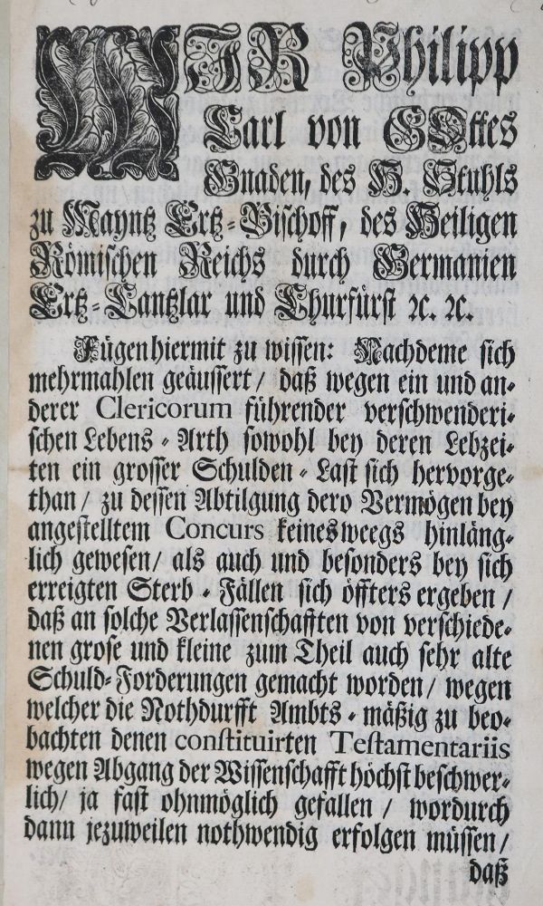 Große Abbildung Nr.1: 126-1809 Sammlung: (Deutschland, Mainz)