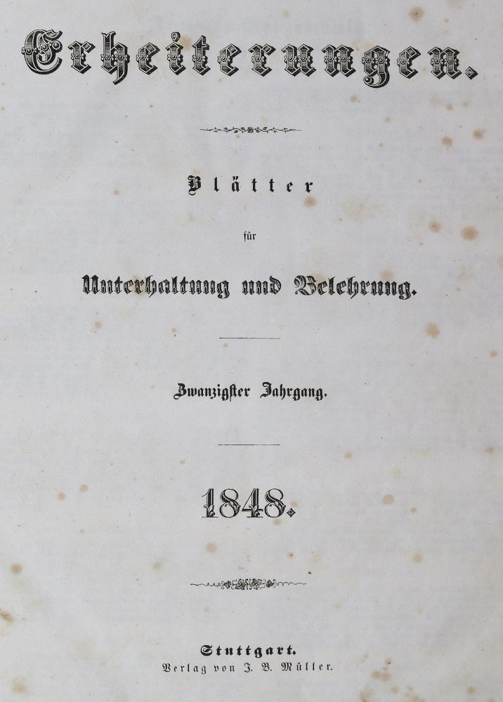 Große Abbildung Nr.1: 126-1837 Erheiterungen.: (Deutschland, Revolution 1848/49 - Vormärz - Politik)