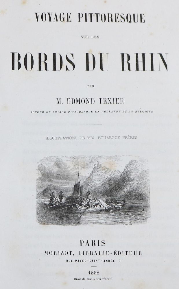 Große Abbildung Nr.1: 126-1845 Texier,E.: (Deutschland, Rheinlande)