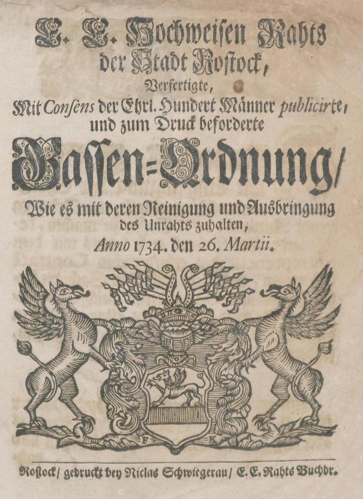 Große Abbildung Nr.1: 126-1850 Rostock.: (Deutschland)