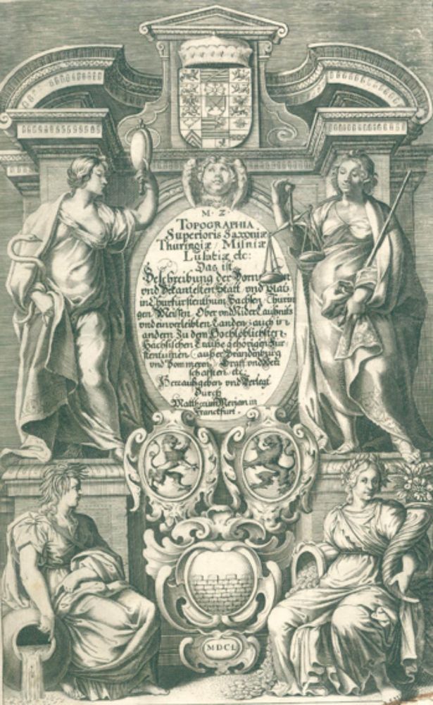 Große Abbildung Nr.1: 126-1854 Zeiller,M.: (Deutschland, Sachsen, Merian)