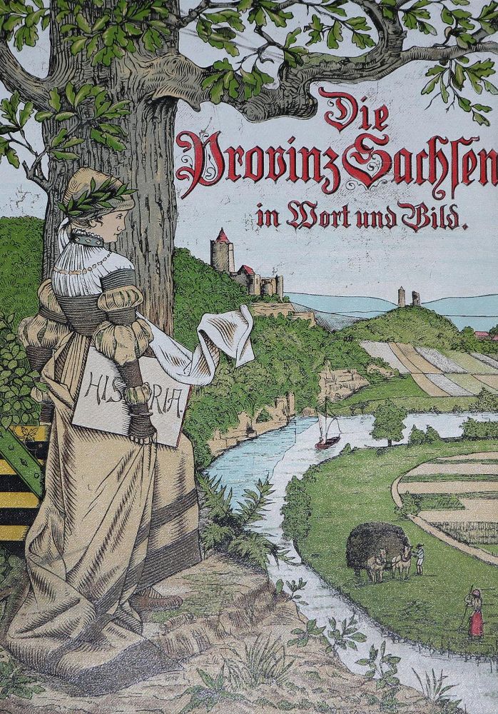 Große Abbildung Nr.1: 126-1855 Provinz Sachsen, Die,: (Deutschland, Sachsen)