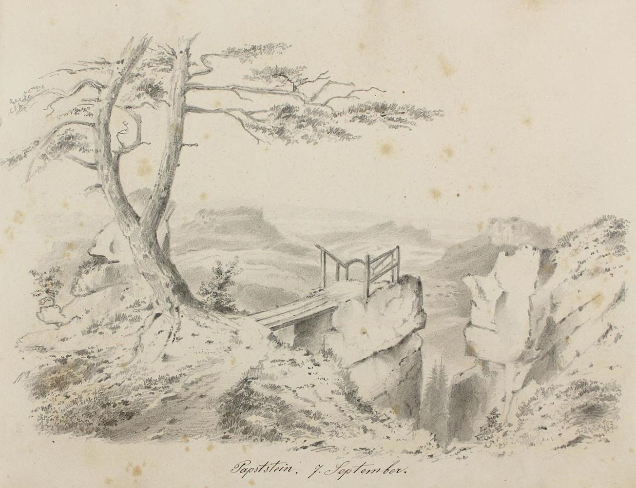 Große Abbildung Nr.2: 126-1856 Sächsische Schweiz.: (Deutschland, Sachsen)