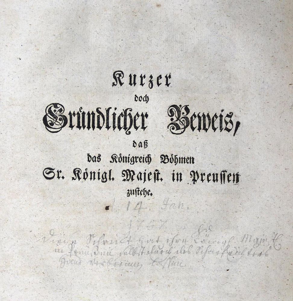 Große Abbildung Nr.1: 126-1864 Siebenjähriger Krieg.: (Deutschland)